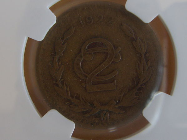 Mexico-1922-Two-Centavos